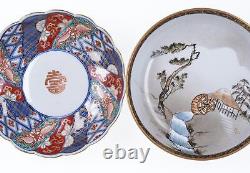 2 Fine antique Japanese Studio Porcelain bowls