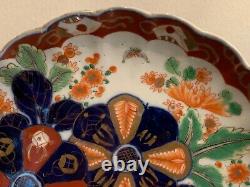 Antique Fine Japanese Imari Scalloped Plate