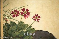 Beautiful Vintage/Antique Japanese Woodblock Flora Landscape Signed, Fine 1 of 3