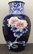 Big Japanese Meiji Seto Porcelain Vase With Fine Decorations