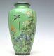 Cloisonne Bird Flower Pattern Vase 7inch Antique Meiji Era Old Fine Art Japanese