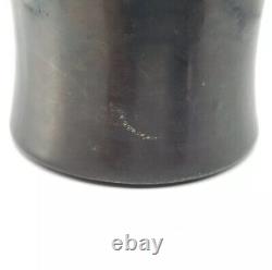 Chinese or Japanese Antique Black & White Glaze Vase Fine Porcelain Lamp
