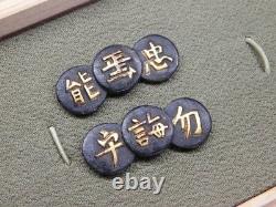 FINE Shakudo Poetry MENUKI 18-19thC Japanese Edo Antique for Koshirae F909d