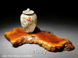 FINE Vintage Natural Wood Pedestal for Small Vase Statue Pot Bonsai Japanese Art