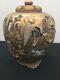 Fine Antique Japanese Satsuma Vase With Lid Meji Period Late 19th Cent