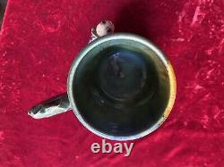 Fine Collectable Antique Japanese Sumida Gawa Pottery Teapot no mark noted