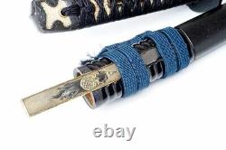 Fine HITATSURA Japanese Samurai Wakizashi Sword Nihonto Katana w HAN-TACHI