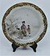 Fine Hand Painted Calendar Month Display Plate Dish Japan Asian Vintage