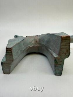 Fine Japanese Cast Iron Okimono 5x5 Horse Figurine