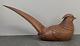 Fine Japanese Meijiboxwood Okimono Pheasant, Signed