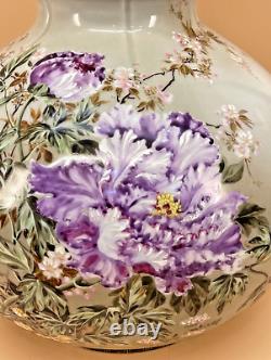 Fine Japanese Meiji Porcelain Vase By Imura Hikojiro