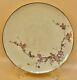 Fine Japanese Meiji Satsuma Plate With Birds On Sakura By Kinkozan