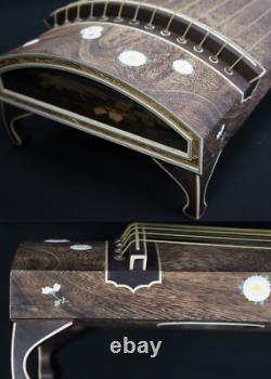 Fine Koto harp Japanese string instrument 1900s music hand craft