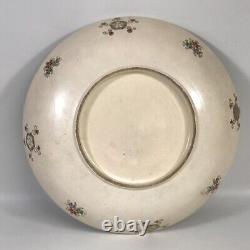 Fine Large 19th C. Japanese Satsuma Low Bowl Charger