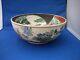 Fine Meiji Period Japanese Kutani Pottery Large Bowl-nicely Painted Scenes-nr