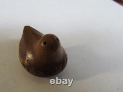 Fine Meiji Period Japanese Carved Nut Bird Netsuke Signed