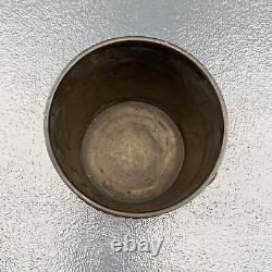 Fine Quality Antique Mix metal Japanese Shakudo Cup Mug. Japanese Bronze Cylin