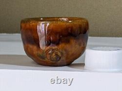 Guinomi Sake cup Ohi Ware Chozaemon Sake Utensils Cups Fine Arts Crafts Antiques