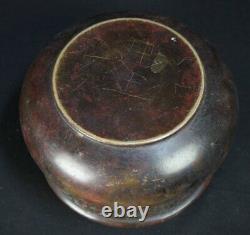 Japan bronze Koboshi vase 1900 fine hand craft Sadou
