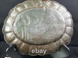 Japanese Antimony Ware Fine Tray