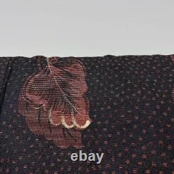 Japanese Antique Leaf Pattern Dot Fine Kimono