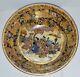 Japanese Fine Meiji Satsuma Musicians In The Garden Bowl Withwood Stand
