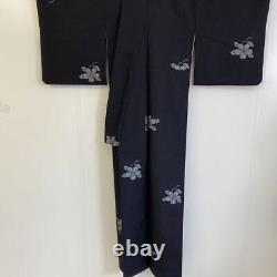 Japanese Kimono Fine Pattern Pure Silk Vintage Antique Japan 240