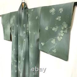 Japanese Kimono Fine Pattern Pure Silk Vintage Antique Japan 50