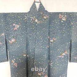 Japanese Kimono Fine Pattern Pure Silk Vintage Antique Japan 64