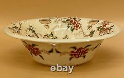 Japanese Meiji Satsuma Bowl With Fine Decorations & Pierced Elements