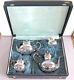 Japanese Mid Century Export Sterling Silver Five Piece Tea Coffee Set 2416 G