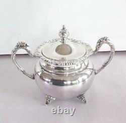 Japanese Mid Century Export Sterling Silver Five Piece Tea Coffee Set 2416 g