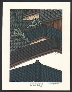 KATSUYUKI NISHIJIMA Japanese Woodblock Print FINE DAY