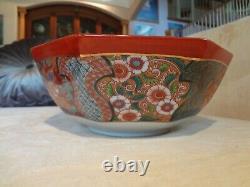 Large Fine Antique Japanese Imari Porcelain Bowl