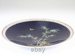 Meiji Era Cloisonne ware Plate Antique 7 inch Japanese Fine art no box