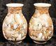 Meiji-japanese-satsuma-japanese Antique Fine Pair Porcelain Vases