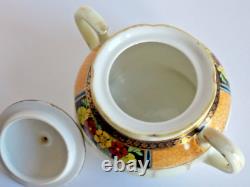 Noritake Antique Fine Porcelain Handpainted Tea For 1 Tea Pot Cream Sugar Japan