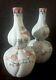 Phoenix 19th Century Old Imari Vase Pair Antique Meiji Era Fine Art Japanese