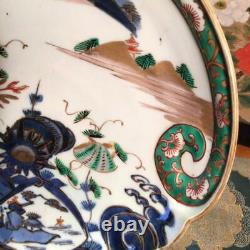 SHELL SHAPE 18TH CENTURY Old IMARI Plate Japanese Antique EDO Period FINE ART