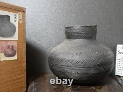 SUE Pottery Vase 12TH CENTURY Old SUEKI Japanese Antique HEIAN Period Fine Art