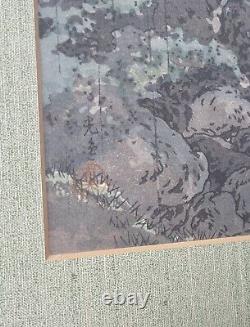 Tsuchiya Koitsu Antique Fine Japanese Woodblock Print Sacred Bridge at Nikko