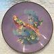 Very Fine 19th C Japanese Cloisonne Charger With Golden Pheasant 9 Diameter