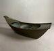 Very Fine Japanese Meiji Solid Bronze Ikebana Boat Vase Bonsai Planter 13.5