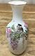 Vintage Dollhouse Mini Fine Glass Porcelain Japanese Vase Bird Handpainted Help