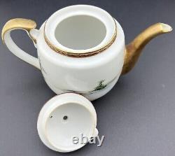 Ancien Japonais, Satsuma, Service à thé en porcelaine fine complet pour 12 personnes, Signé