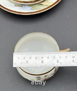 Ancien Japonais, Satsuma, Service à thé en porcelaine fine complet pour 12 personnes, Signé