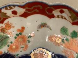 Assiette À Pétoncles D'imari Japonais Antique