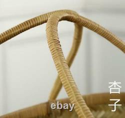 Beau Rare Sac De Bambou Fin Japonais Bamboo Artisanat Bamboo Travail 33cm