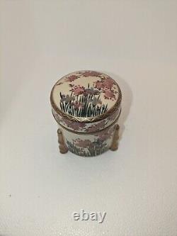 Boîte à tabac pour commode Satsuma japonaise fine-faite par les artisans Koshida