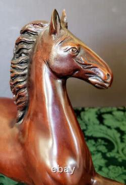 Bronze des Empereurs de l'époque Meiji du Japon, Cheval des fours 1840 Signé Rare Belle Patine